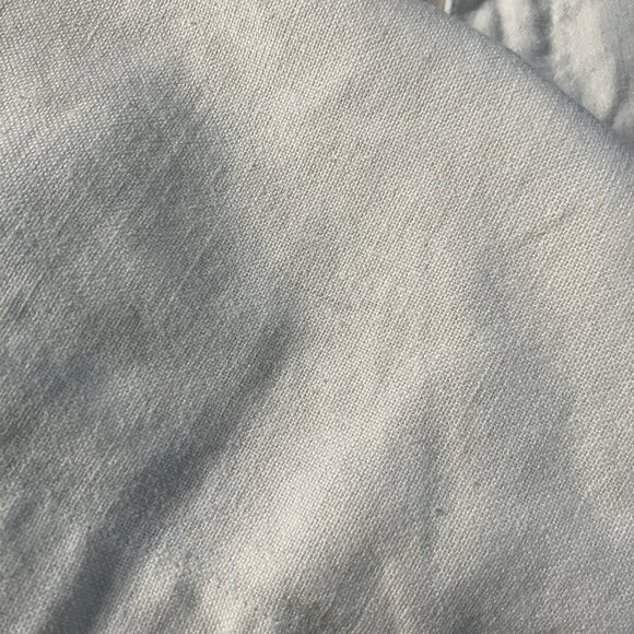 Vintage Raw Blue Classics Baseball Shorts Mens XXL Linen Blend White 90s #17 - Picture 8 of 10